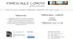 Desktop Screenshot of fahrschule-lomoth.de