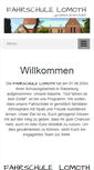 Mobile Screenshot of fahrschule-lomoth.de